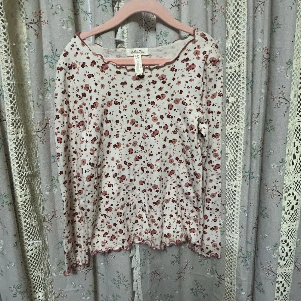 Matilda Jane Just Imagine Arya Micro Cord Jumper Dress & Lettuce Hem Top Set‎ 8